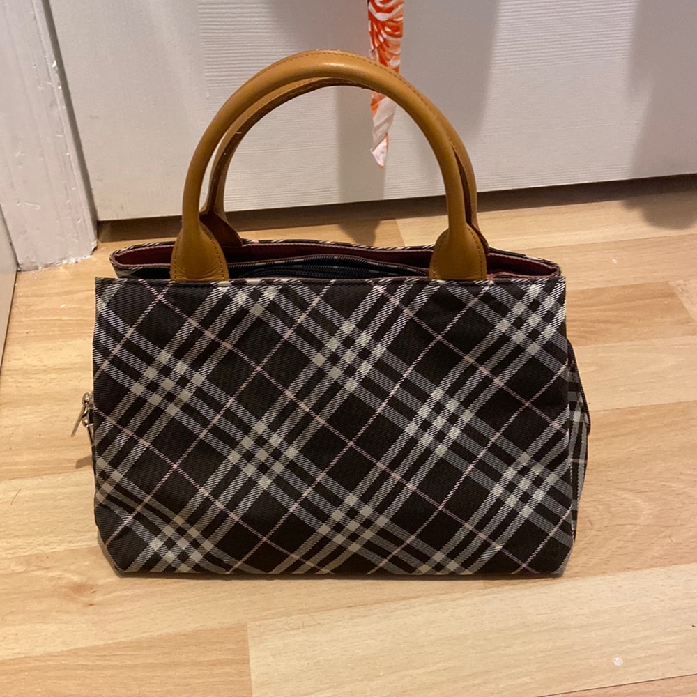 Burberry Nova Check Blueberry London Handbag. Like new.